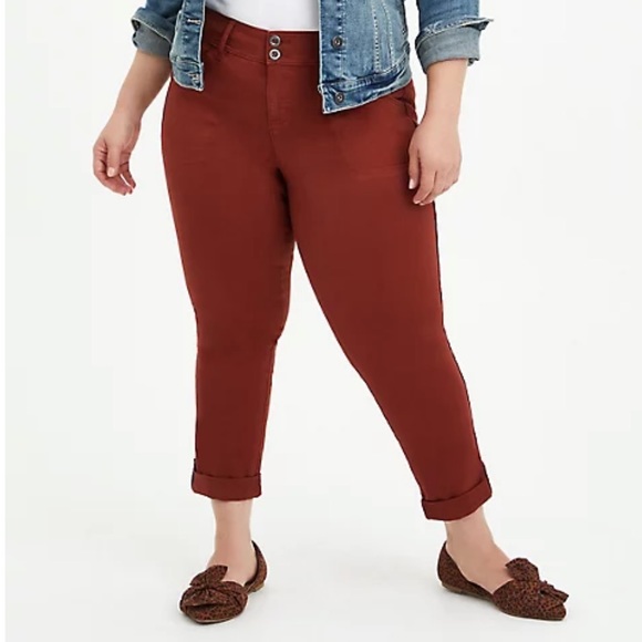 Torrid Aviator Mid Rise Stretch Pants - Picture 1 of 15